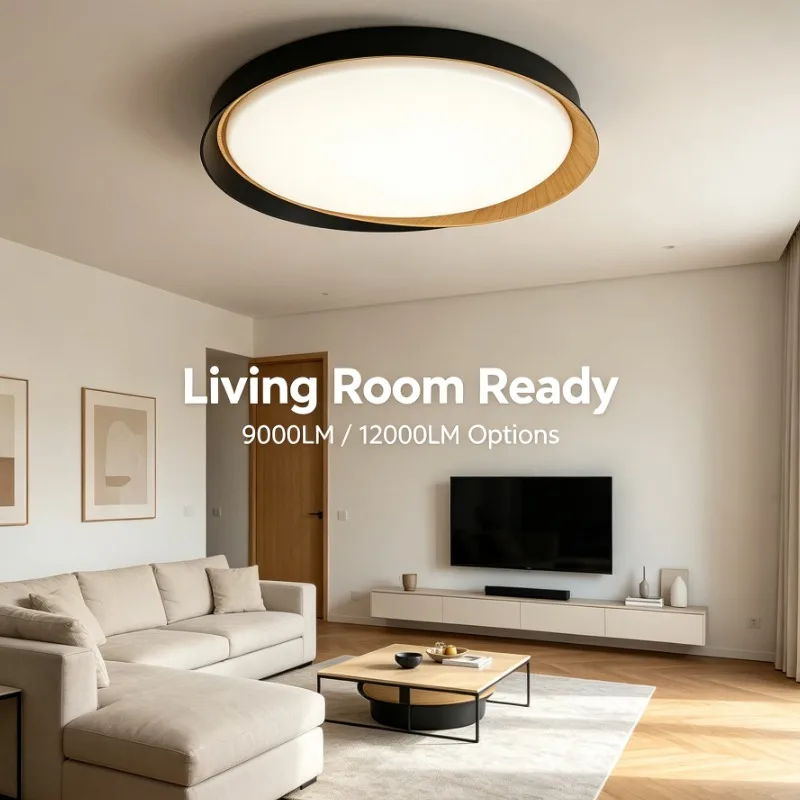 Ultra Bright LED Ceiling Light 72W 100W High Efficiency Split Acrylic Design Shatterproof Yellowing Resistant Easy Installation