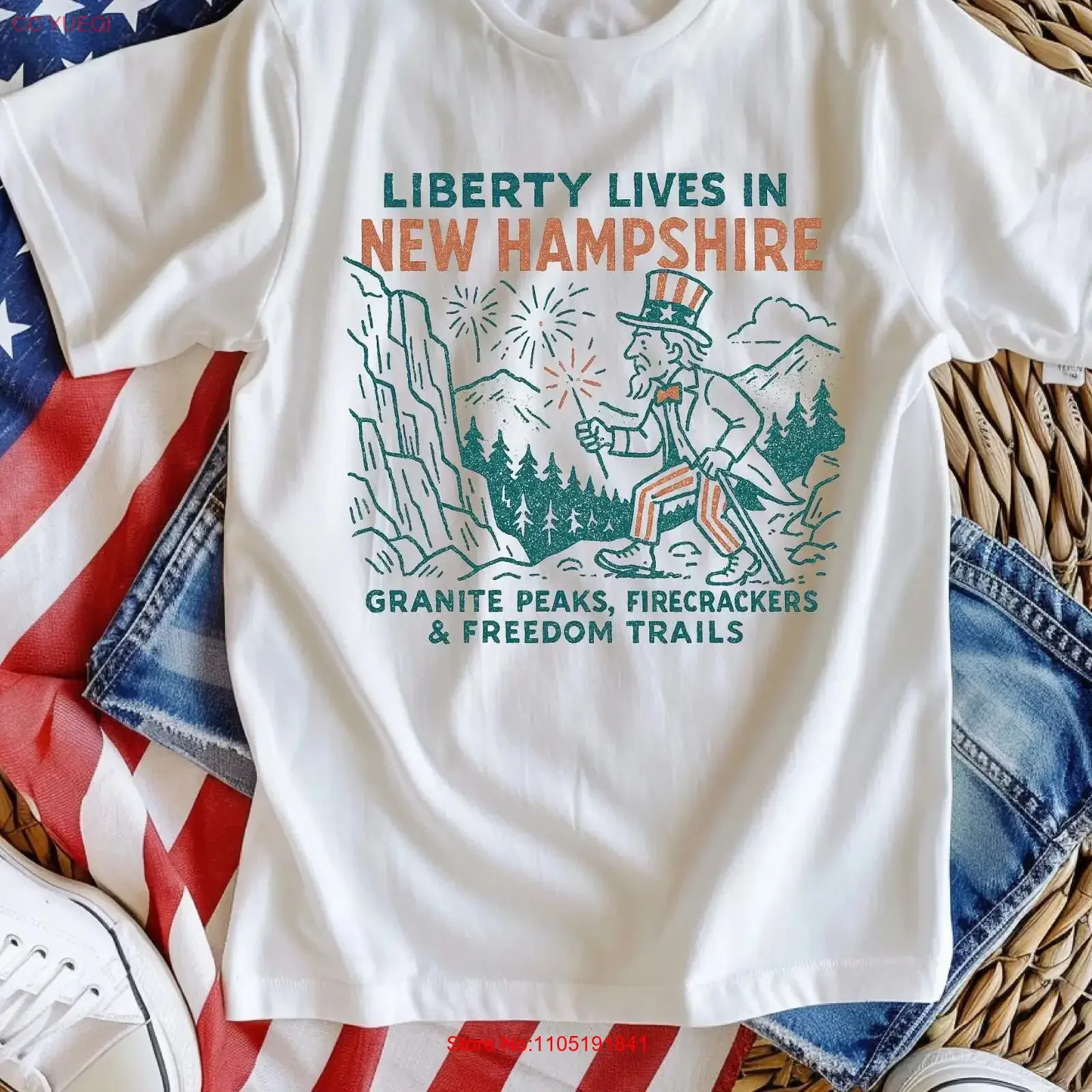 

Новая футболка Hampshire Freedom, винтажная патриотическая винтажная стираная мягкая дизайнерская одежда с рисунком, дышащая, универсальная, для дома