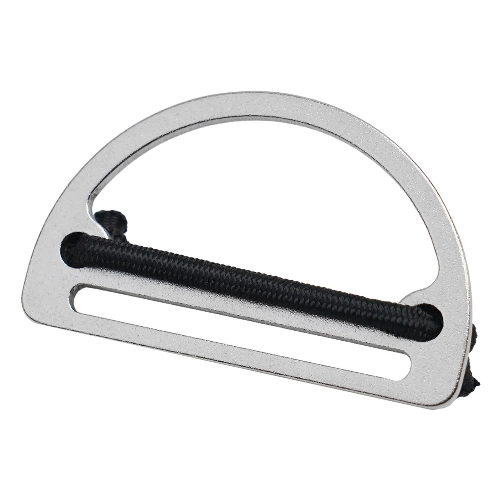 D-Ring Scuba Dive Stopper-gewicht riemschuifhouder met harnashouder Zilveren gesp voor singelband Ideaal voor cilinderbeveiliging