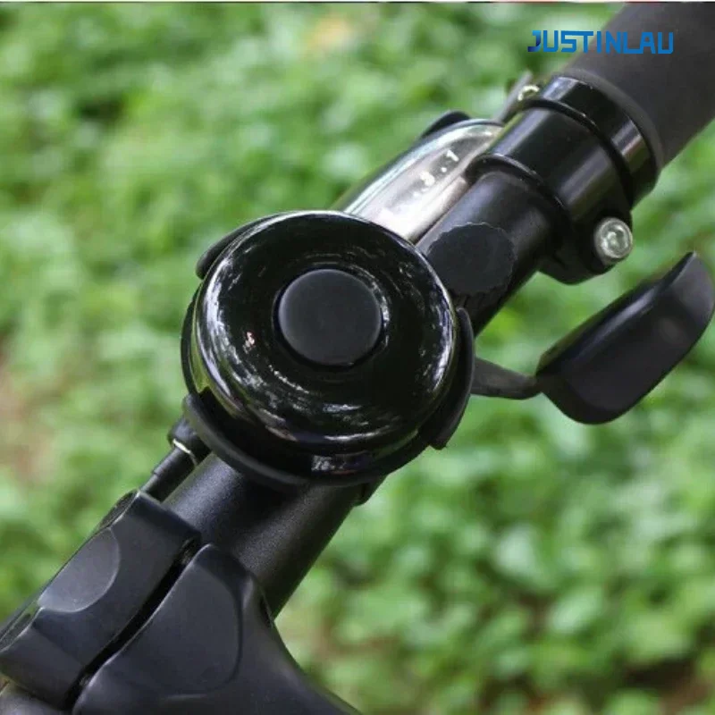 

Велосипедный звонок JUSTINLAU для руля, поворотный, для горного велосипеда, безопасная езда, из алюминиевого сплава, металлическое кольцо, аксессуары для велоспорта