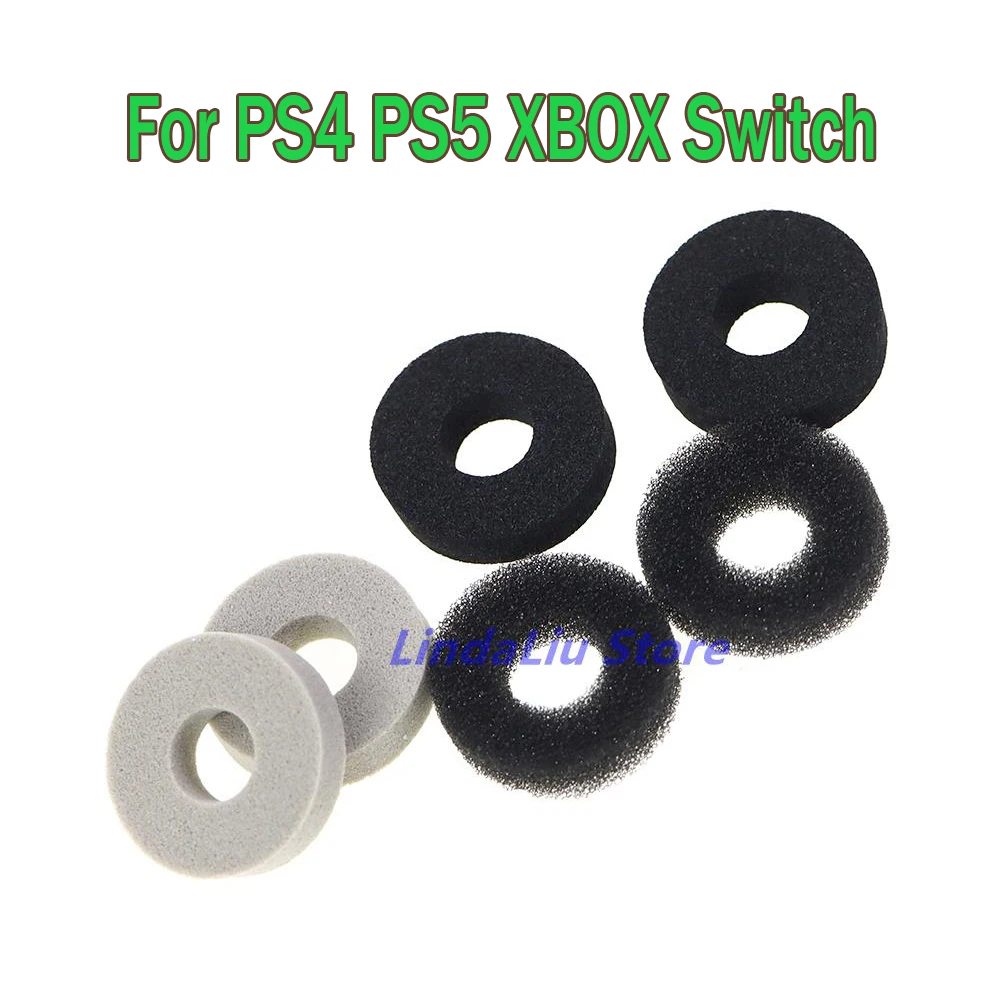 500pcs Sponge Auxiliary Ring for PS4 PS5 XBOXONE Switch NS Pro Positioning Sleeve Shock Absorber Analog JoyStick Game Parts