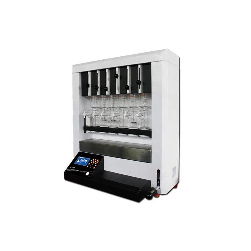 WEST TUNE SOX406 Auto Soxhlet Fat Analyzer RT+5C~280C With 4.3''LCD Screen Soxhlet Extractor