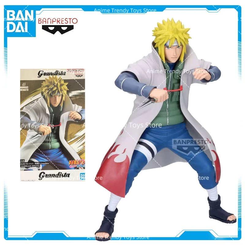 

В наличии Banpresto Bandai Naruto Shippuden Grandista Namikaze Minato, фигурка около 23 см, модель, боевые подарки WY