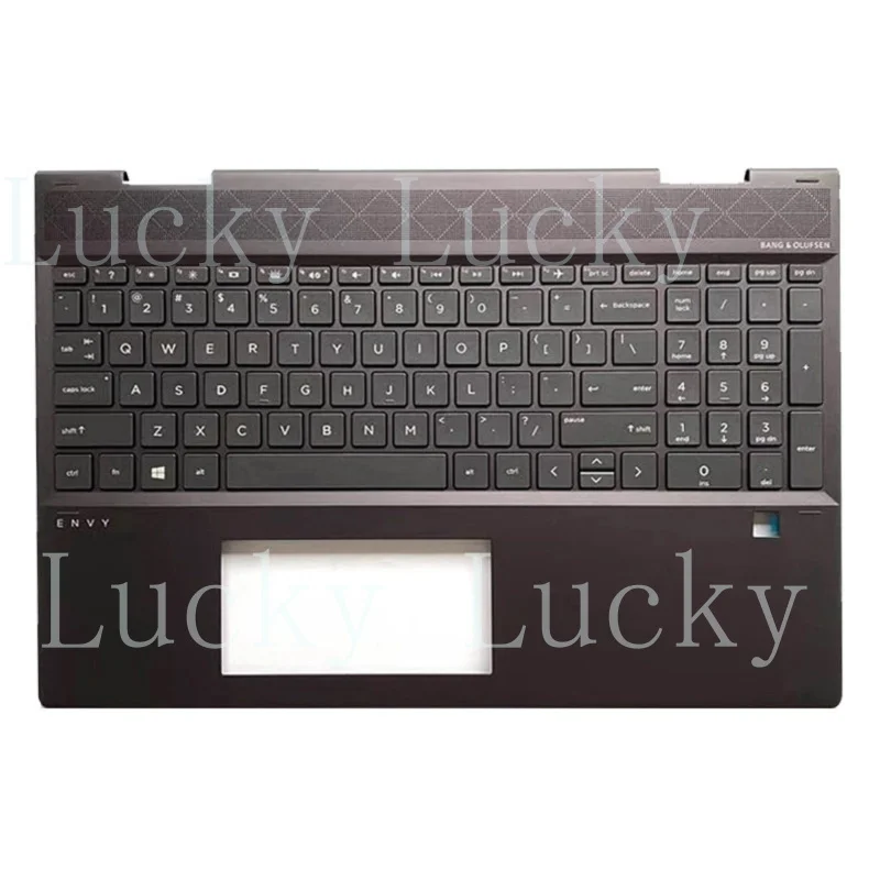 f  f  f New For HP X360 15-DR 15-DS 15M-DR TPN-W142 Palmrest Keyboard Backlit L53987-001