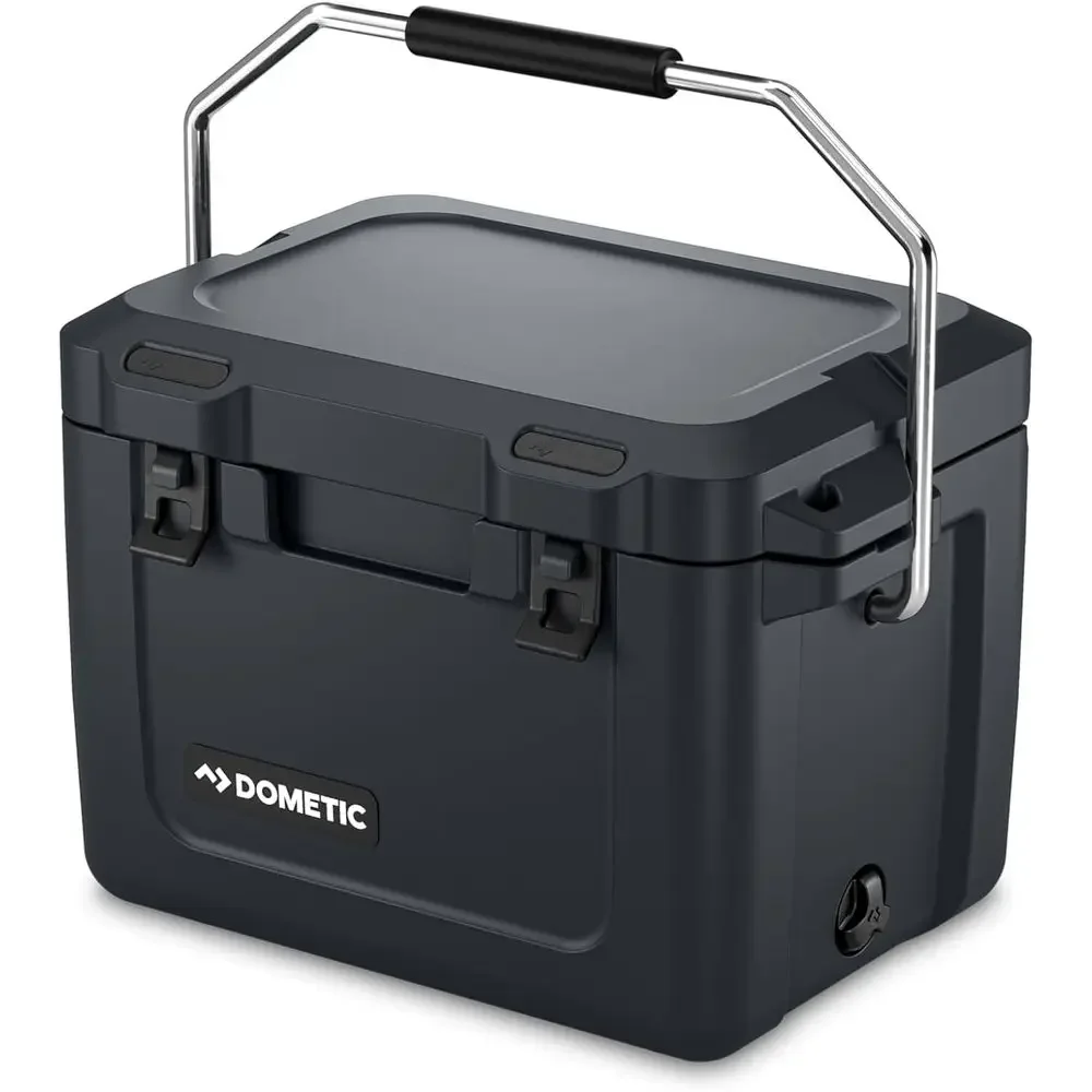 20L Insulated Cooler, Hard Ice Chest, and Passive Cool Box for 15 Cans