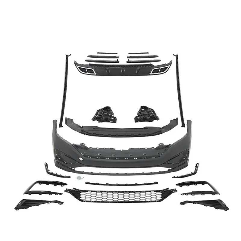 

KSEEK Full Body Kiy Car Bumpers Facelif Kit Upgr Front Bumper With Grille Fit Jetta 2019-2021