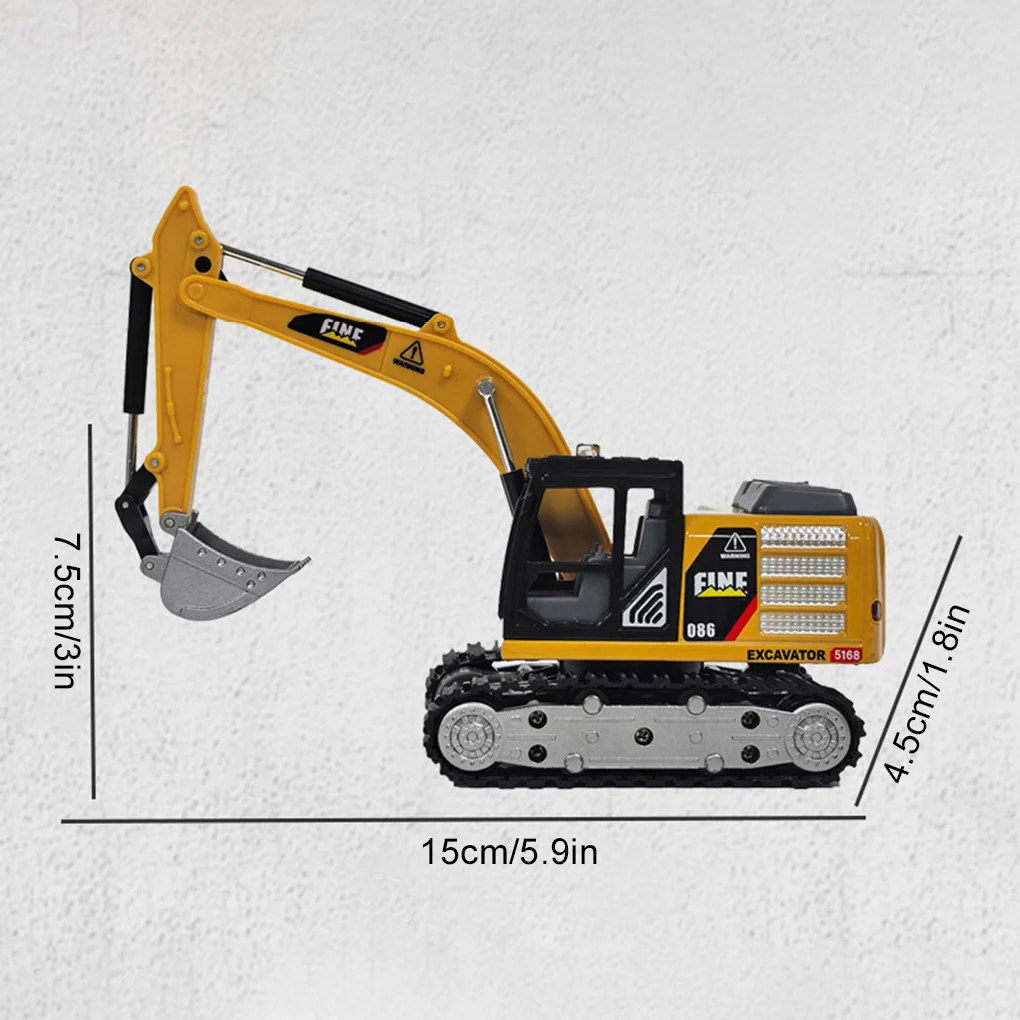HG4-301 pelle télécommandée électrique Simulation alliage véhicule d'ingénierie jouet voiture Bulldozer camion à benne basculante   ﻿