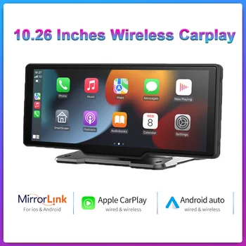 10.26 inch Wireless Carplay Android Auto Car Radio Carplay MP5 Player Portable BT Touch Srceen Video Stereo for Apple or Android