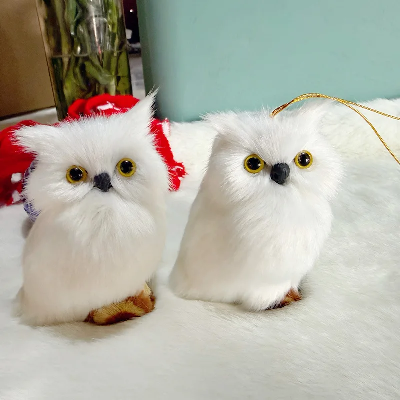 plush owl keychain Fashion Pompon Owl Keychain Women Bag Car Trinket Female Toy Jewelry Party Gift