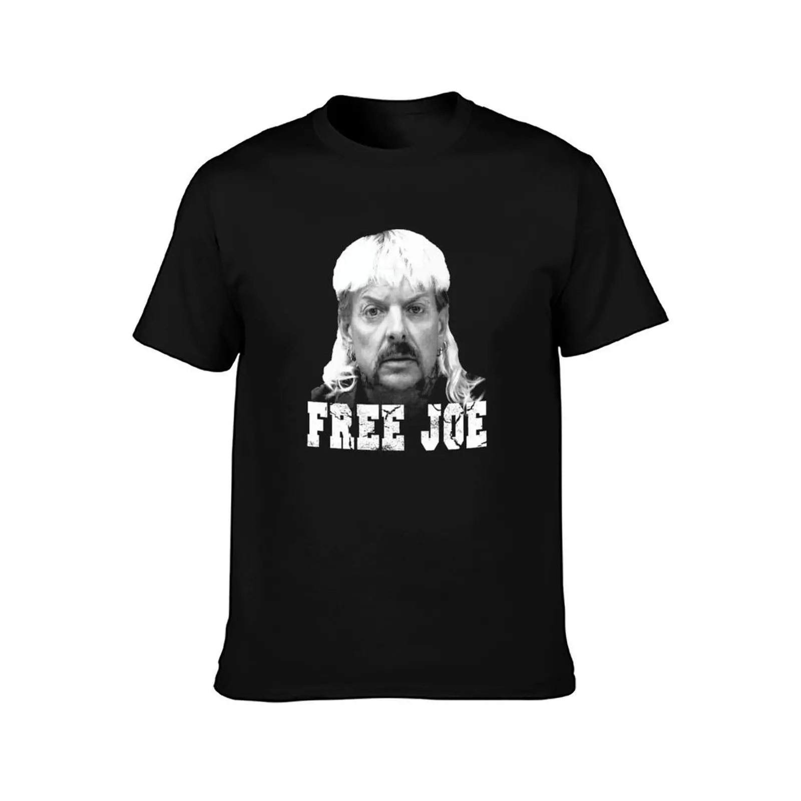 joe exotic T-Shirt, Summer Casual Cotton Tee, Oversized Streetwear Tops, Vintage Graphic Print, Loose Fit Short Sleeve