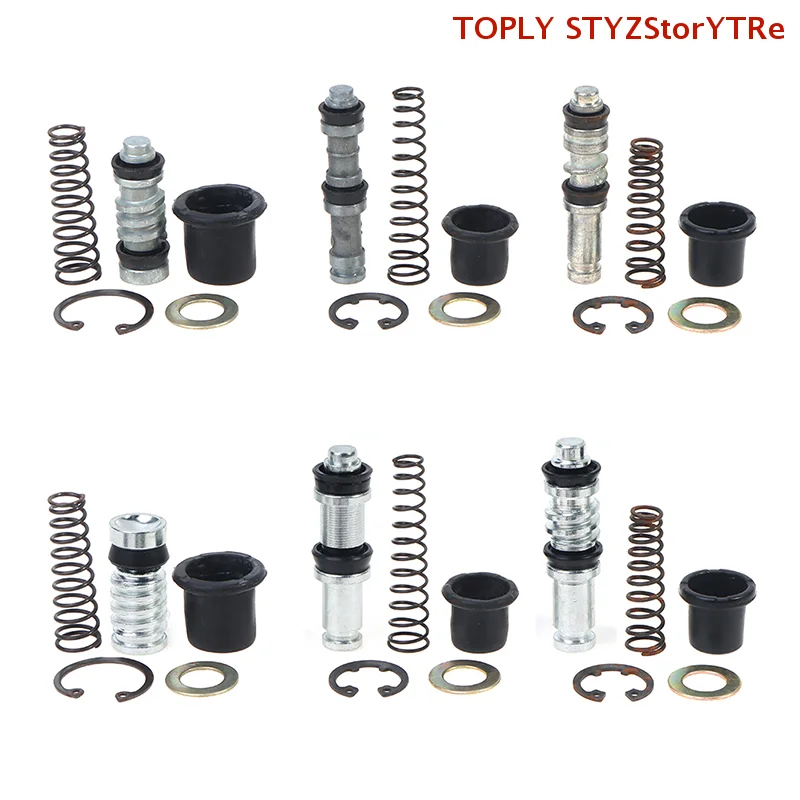 1 Conjunto de Kits de Reparo para Êmbolo de Pistão da Bomba de Embreagem e Freio de Motocicleta e Pistão do Cilindro Mestre