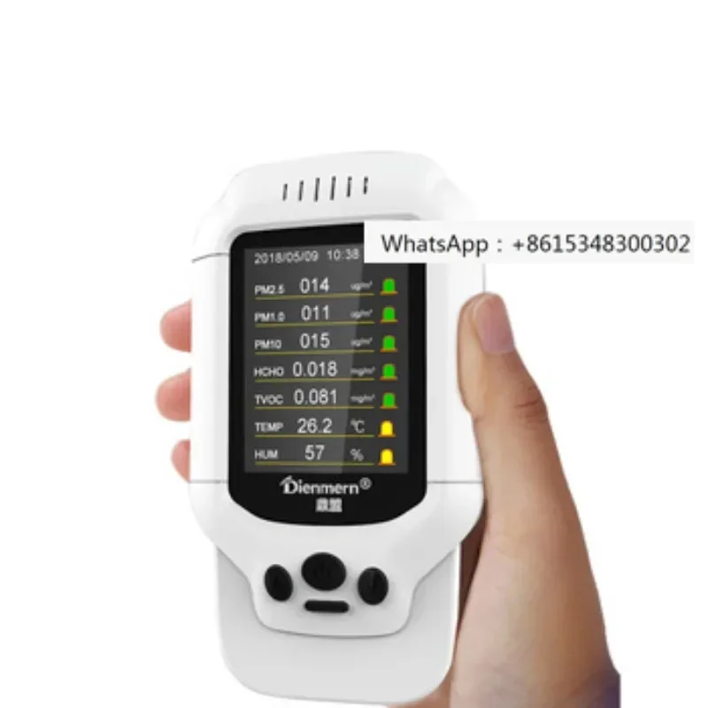 

indoor PM2.5 sensor PM2.5 Formaldehyde Detector pm meter TVOC HCHO gas monitor PM10 PM1.0 air quality monitor