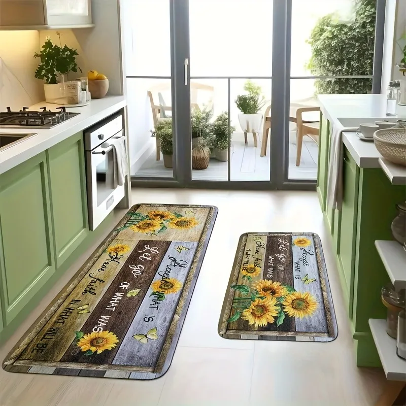 

1PC WHAT WILL BE Pattern Kitchen Rug Non-Slip Door Mat Pop design Bathroom Rug Bath Mat Carpet for Home Sink Laundry Decoreeree