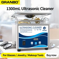 New Household Ultrasonic Cleaner 1L 35W 60W Digital Degas Cavitation 30mins Timer Washer Jewellery Shaver Printer Head Glasses