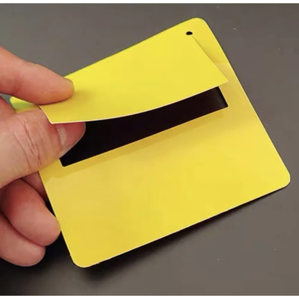 100Pcs Blank PVC Shelf Tag Yellow Red Waterproof Writable Plug-in Label for Supermarket Pharmacy