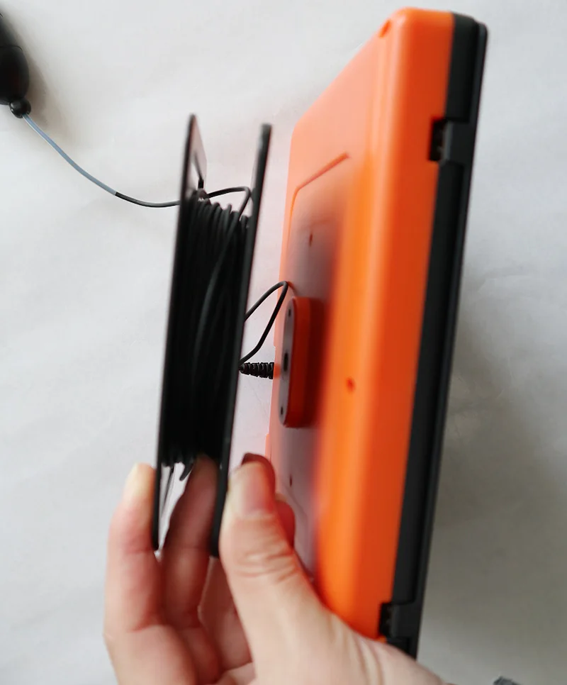 HD-7050F nueva llegada Ultra HD 20m 30m 50m totalmente impermeable visión nocturna brillo a todo Color cámara subacuática buscador de pesca