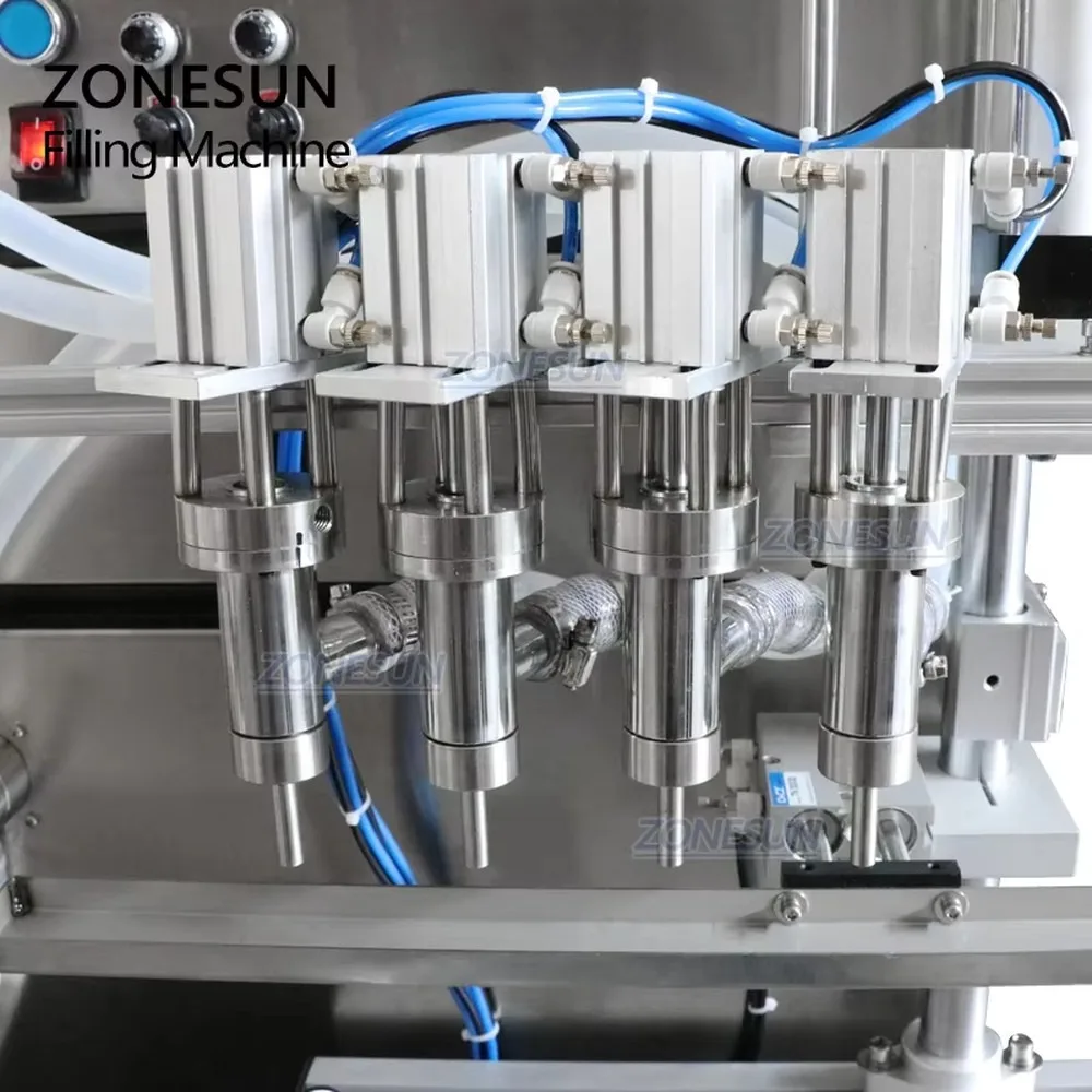 Automatic 5 Gallon Bottle Liquid Filling Machine 4 Heads Magnetic Pump  Gel Water Filler for Industrial