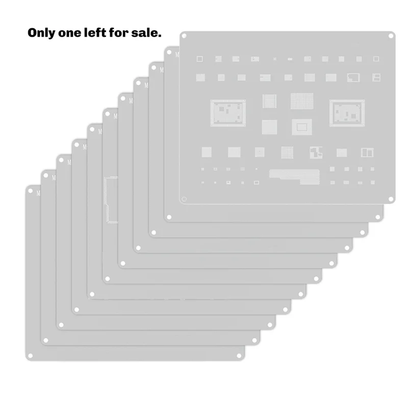 

Оловянный посадка BGA трафарет для реболлинга для Iphone 15, материнская плата серии, IC, стальной сетчатый шаблон