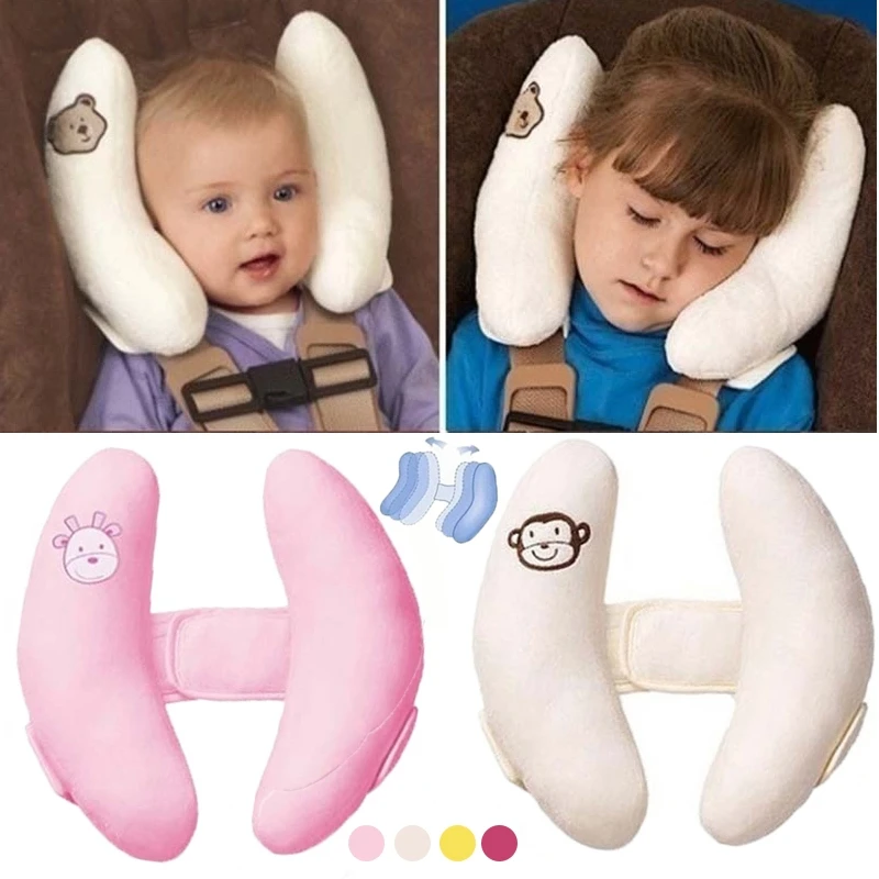 Infant Safety Car Seat Stroller Pillow Baby Head Neck Support Sleeping Pillows Toddler Kids Adjustable Pad Cushion Accessories