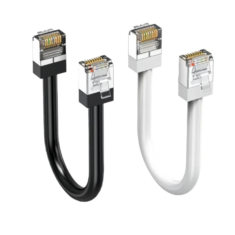 Pure copper super 6-class 10 Gigabit short cable machine room finished network jumper cat6a high-speed RJ45 universal cable