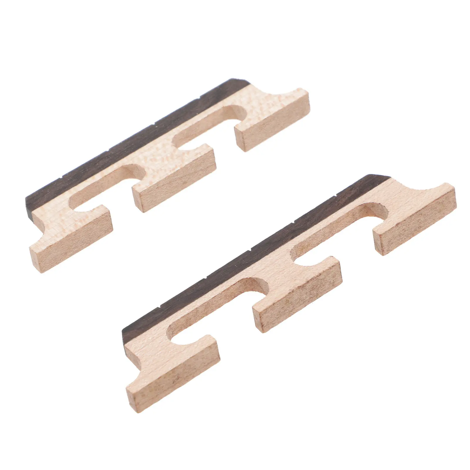 

2 шт. компенсированные седла для банджо, сменные детали для 5-струнных и 4-струнных банджо, профессиональные музыкальные инструменты