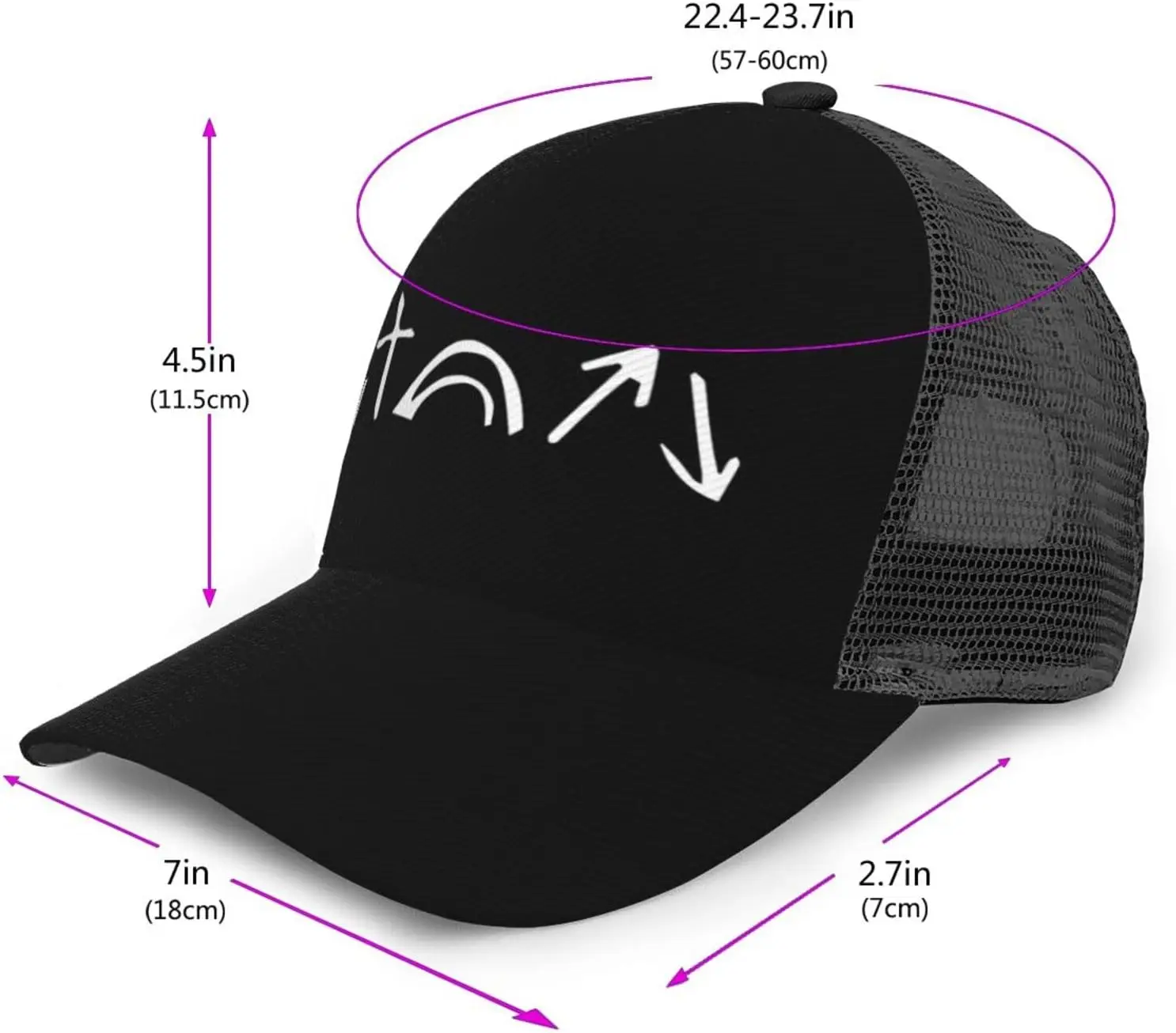 قبعة صيد السمك من He Cames He Died He Roses من الخلف للرجال والنساء، قبعة كرة شمسية قابلة للتنفس