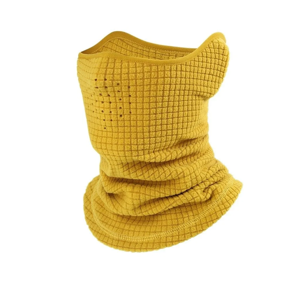 Polyester Thermal Neck Gaiter Breathable Thermal Windproof Face Mask Multi-Functional Ear Covering Winter Face Mask