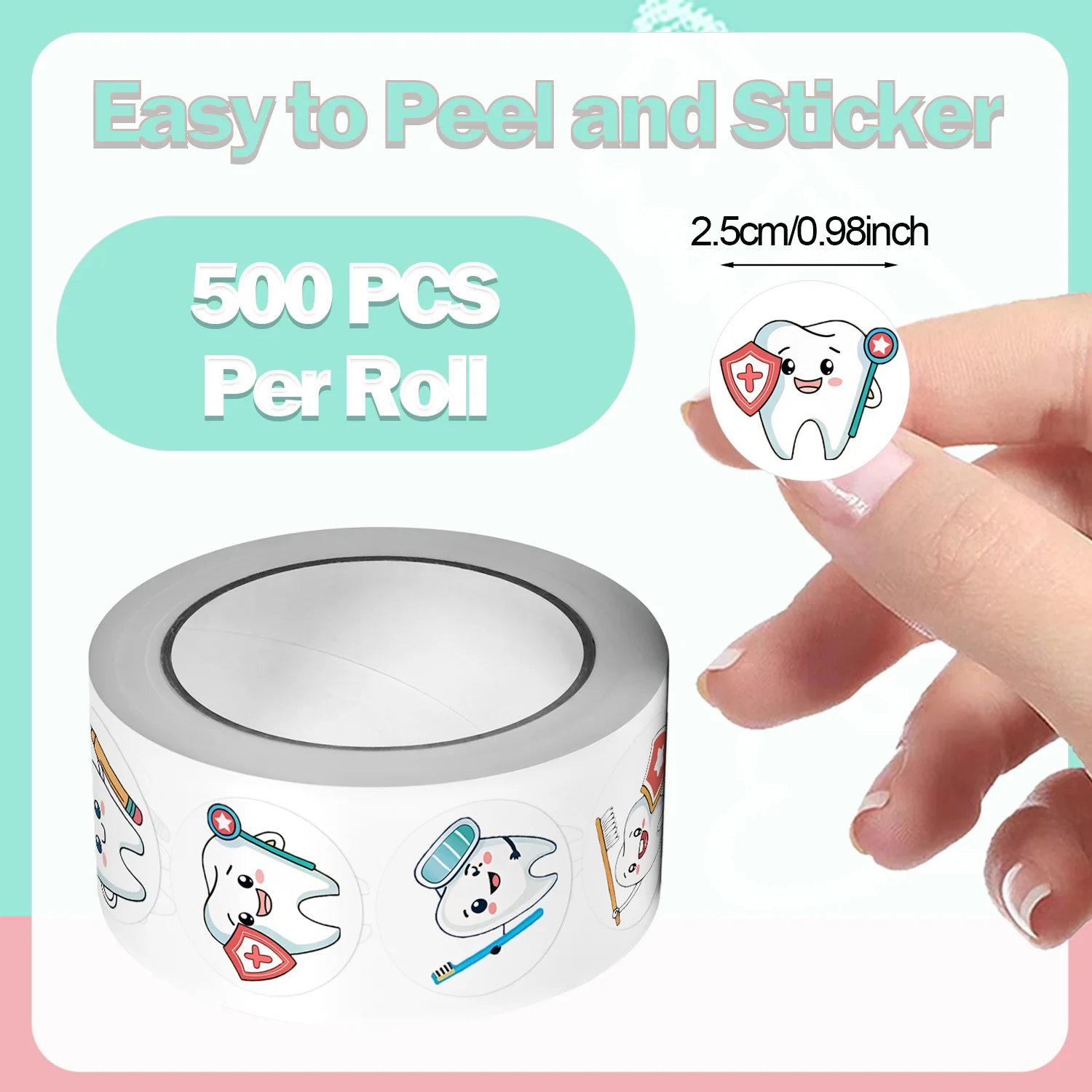 Dental Defender Stickers – Only .56 for a Roll of 500 Pieces! Dental Defender Stickers – Only .56 for a Roll of 500 Pieces!