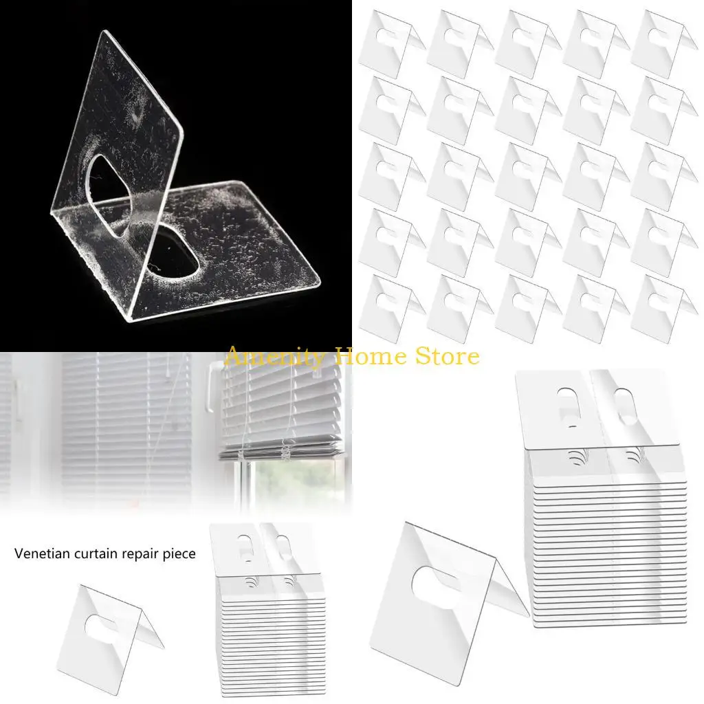 F26C 25 Count White Vertical Blind Replacement Panel, Easy Installs Repair Accessories