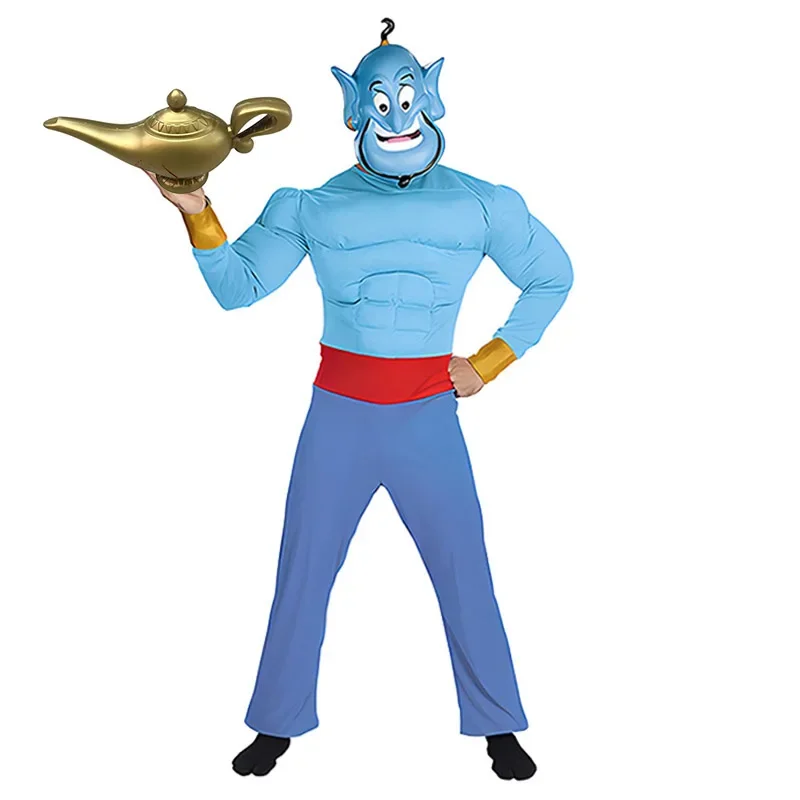 Disfraz de Príncipe Árabe para chico, disfraz de Aladino, trajes de Aladino de rata callejera para niños pequeños con lámpara de genio, Cosplay de Halloween para niños