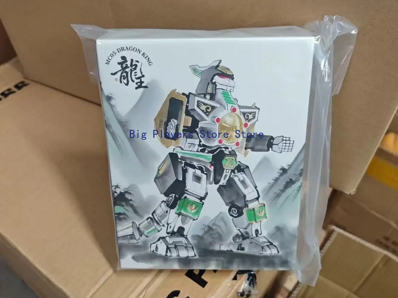 

В наличии: Игрушка-трансформер Lucky Cat MC05 Dragon King Power Rangers Dragon God Dragon King Caesar