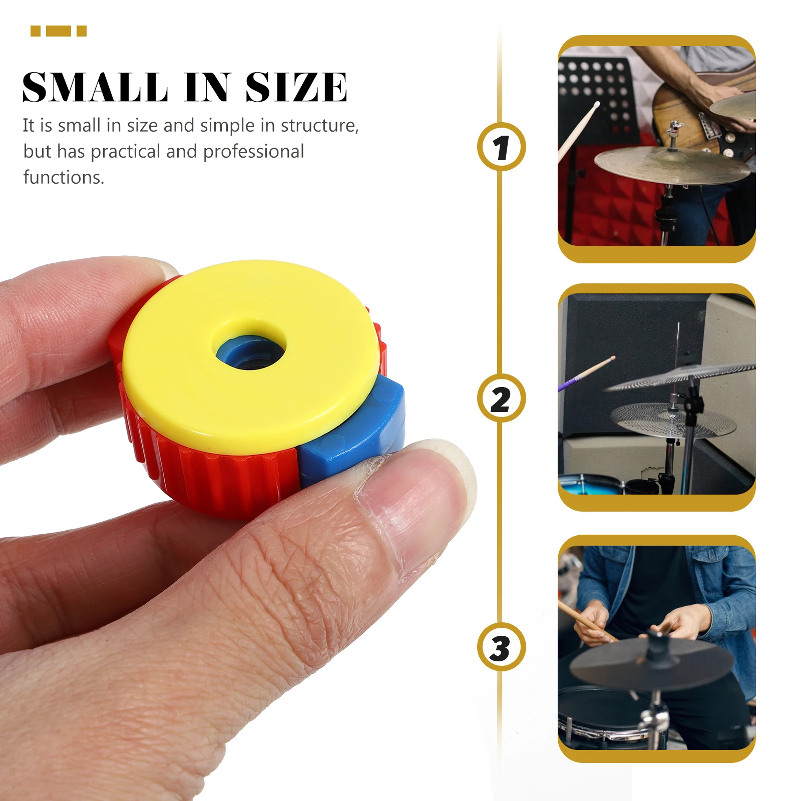 

5 Pcs Quick Release Cap Screw Drum Nut Fixing Buckle Nuts Accessories Cymbal Cymbals