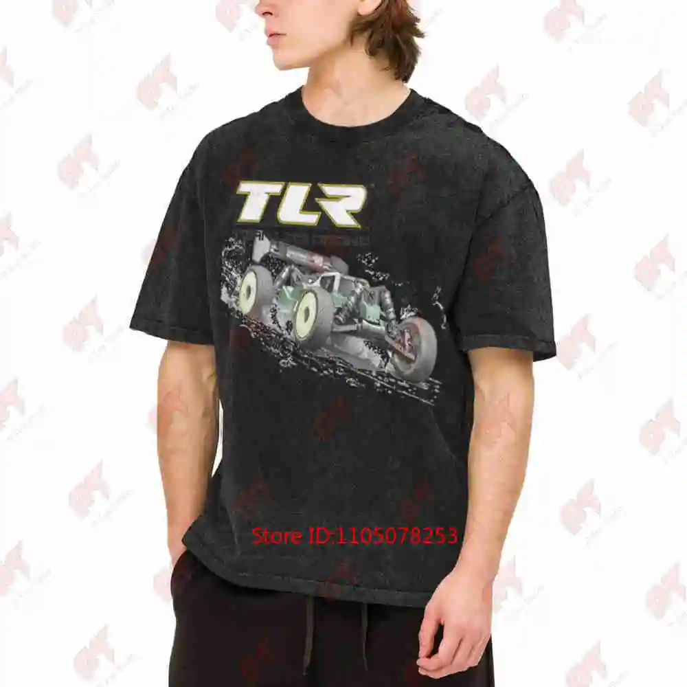 TLR 18 Buggy Losi RC Racing Vintage Washed Tee Pure Cotton T-Shirt