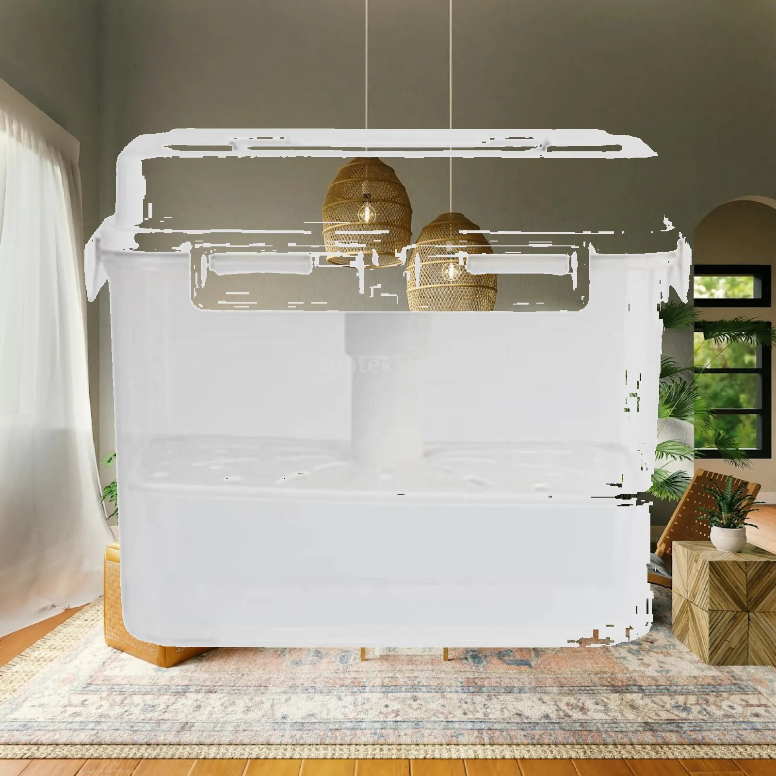 PP Material Pickle Storage Container Fermentation Food Box Press Plate Jar for Refrigerator Pickled Vegetable Storage