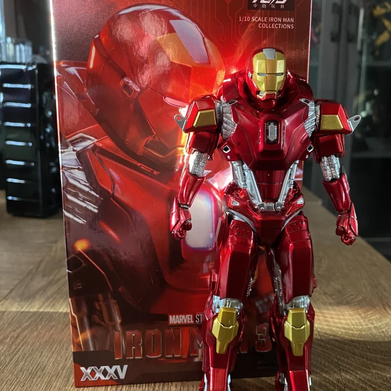 Original Iron Man MK47 Ultimate Armor MK35 สีแดงSnapper MK30 Iron Patriot MK17 MK21 Marvel Legends Action Figureเก็บของเล่น