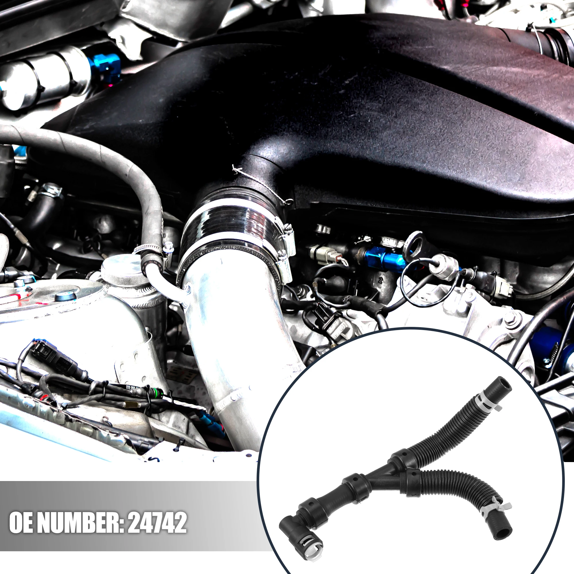 UXCELL Engine Radiator Coolant Heater Hose 24742 for Dodge Grand Caravan 2011-2020 for Chrysler Town & Country 2011-2015