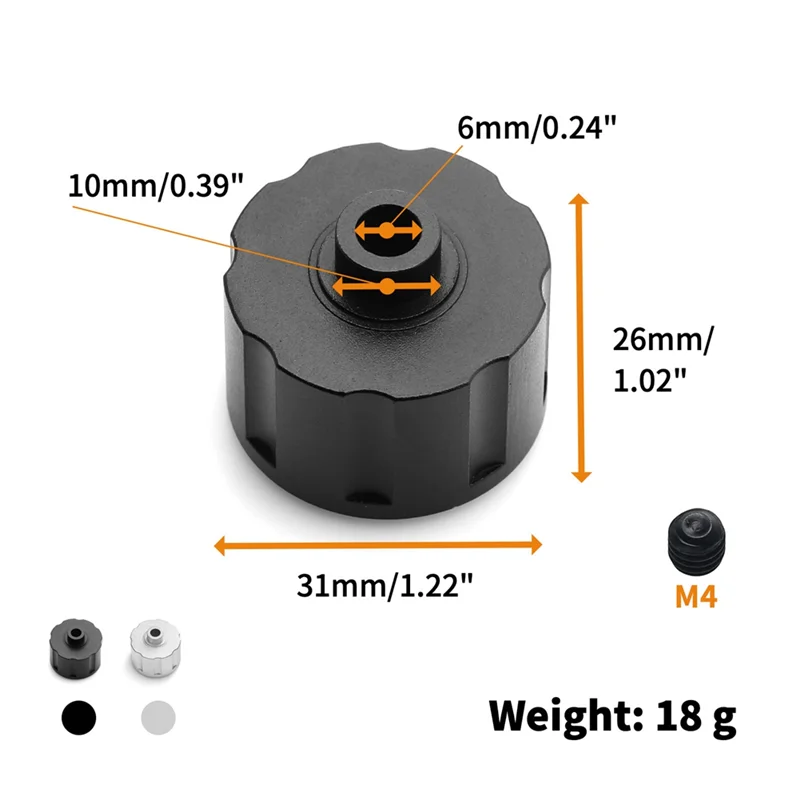 Metal Differential Case Diff Case Housing 87004 for 1/8 HOBAO Hyper VS MT RC Car Upgrade Parts Accessories, 1