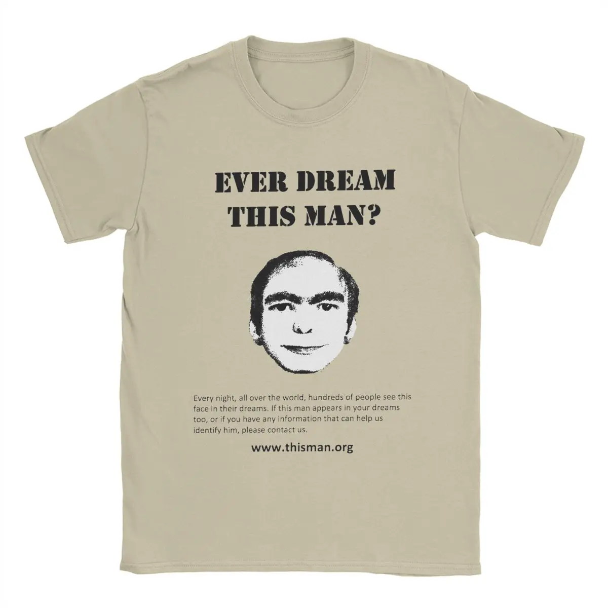 Men's T-Shirt Ever Dream This Man Novelty Cotton Tee Shirt Short Sleeve T Shirt O Neck Tops Gift Idea