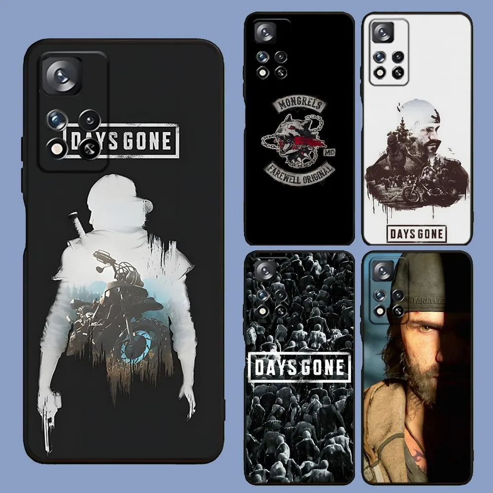 Game D-Days Gone Phone Case For Samsung Galaxy A13,A21s,A22,A31,A32,A52,A53,A71,A80,A91 Soft Black Cover