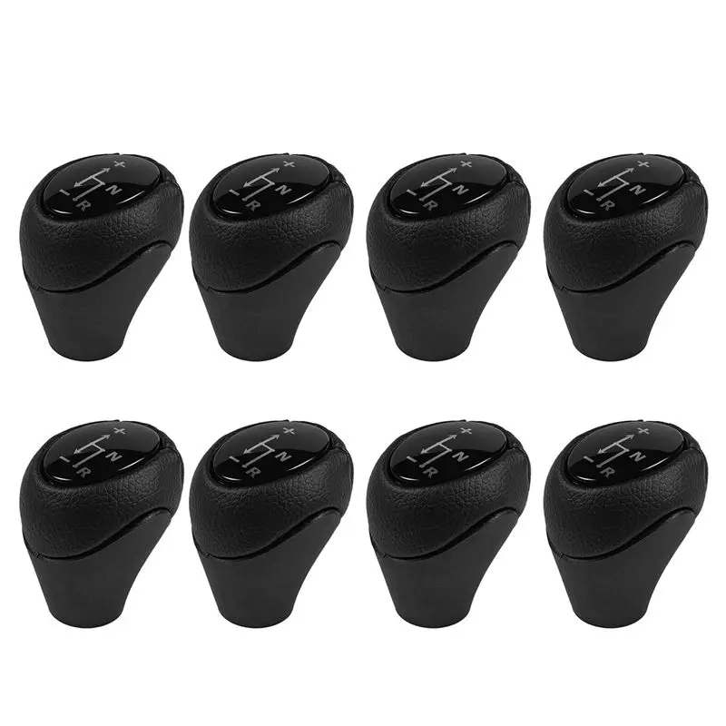 

5X Leather Automatic Gear Shift Knob Lever Shifter For Mercedes Benz Smart Fortwo Roadster 450 451 Brabus Fortwo-T48C