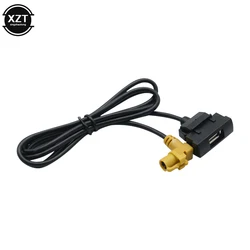 NEW Car CD Changer USB IP-BUS 4-pin Plug Cable Adapter for VW Skoda RCD510+RSN315 VDO290/292/2313A Octavia Slot Button Panel