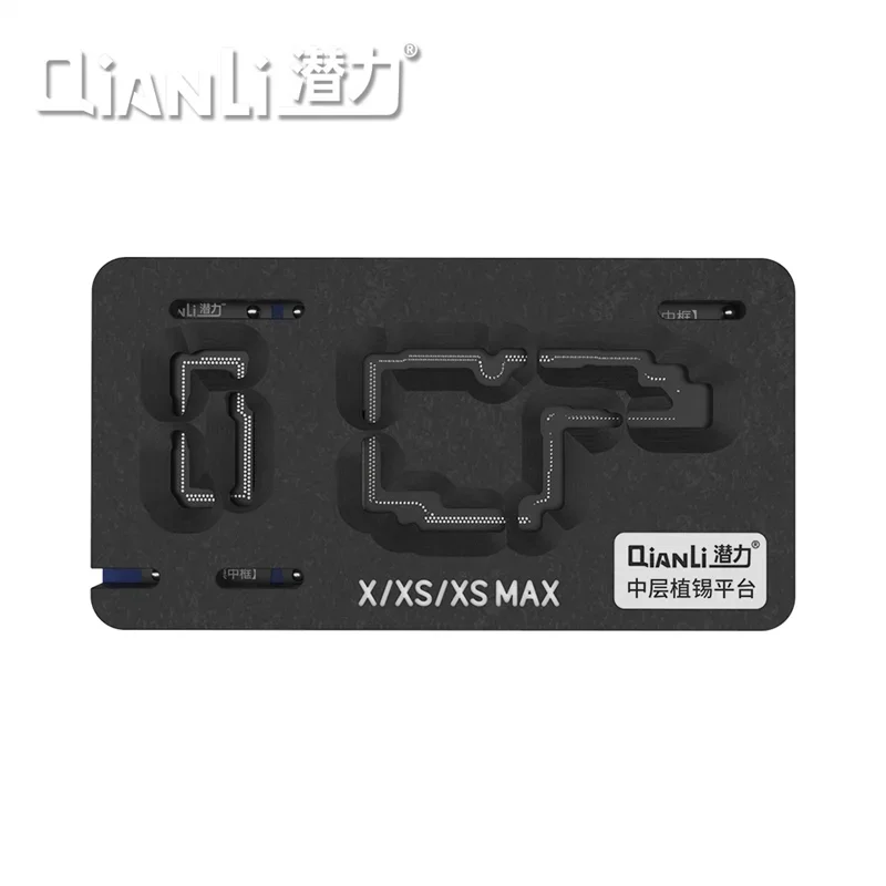 QIANLI Middle Frame Reballing Platform for Phone X 11 12 13 14 15 16 17Series BGA Reballing Tin Planting Station with Stencil