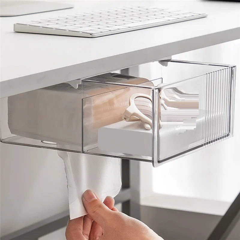 

ABYN- Table Organizer Table Sliding Drawer Desk Storage Storage Box