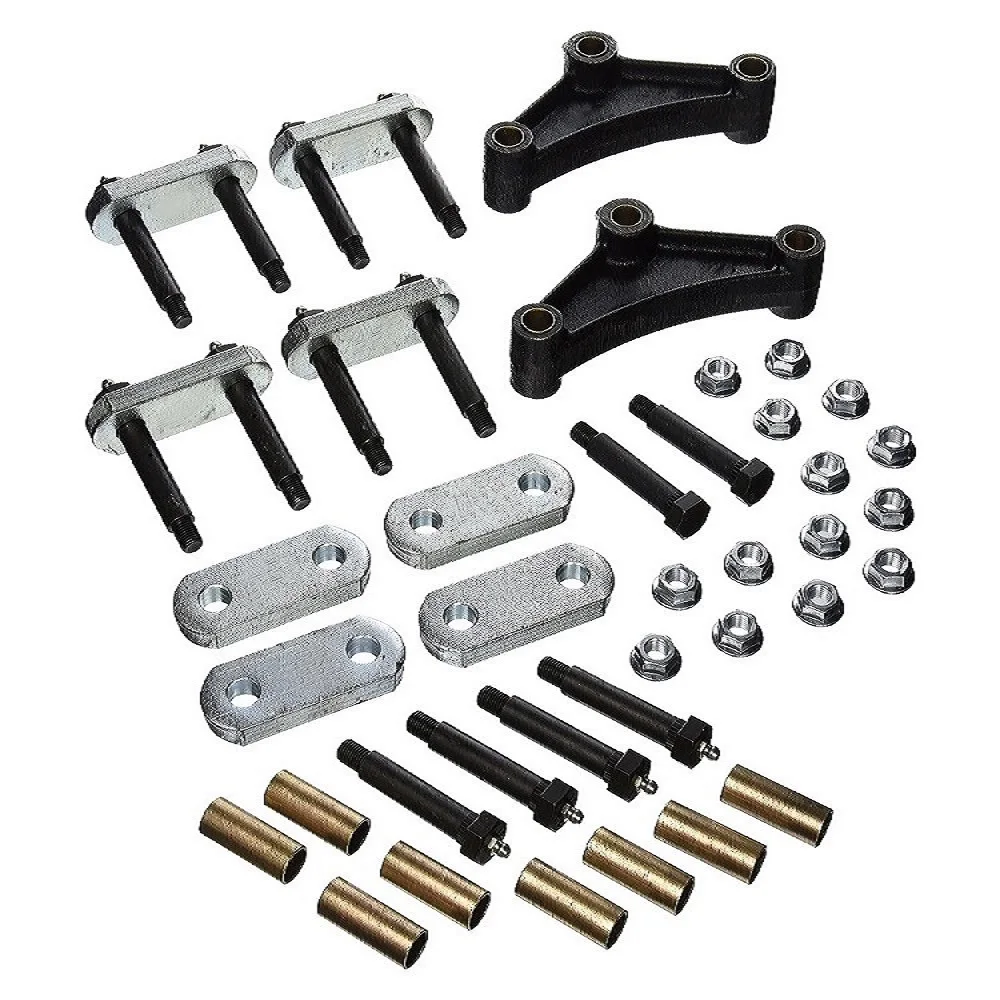 

Shackle 2.25" /3.125" For 1-3/4" wide double eye springs tandem axles AXLE K71-359-00 Heavy Duty Suspension Kit