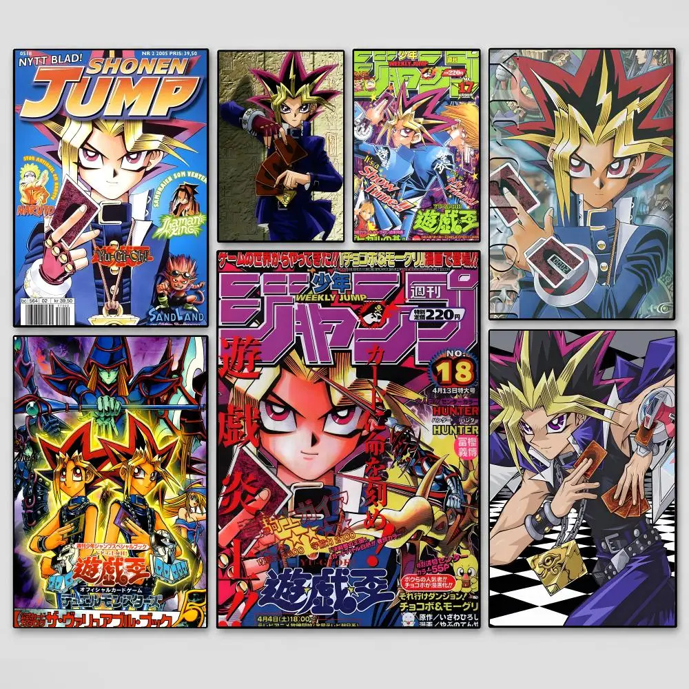 Anime Yu-Gi-Oh Poster Decorative Wall Art Stickers Mural For Home Living Room Hallway Decor Gift