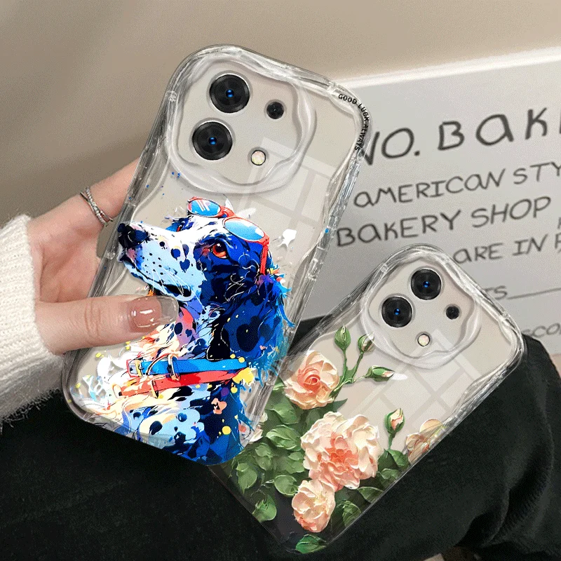 Custodia flessibile in TPU per Xiaomi Poco M7 Pro 5G antiurto con motivo floreale carino Cover protettiva posteriore Fundas Coque