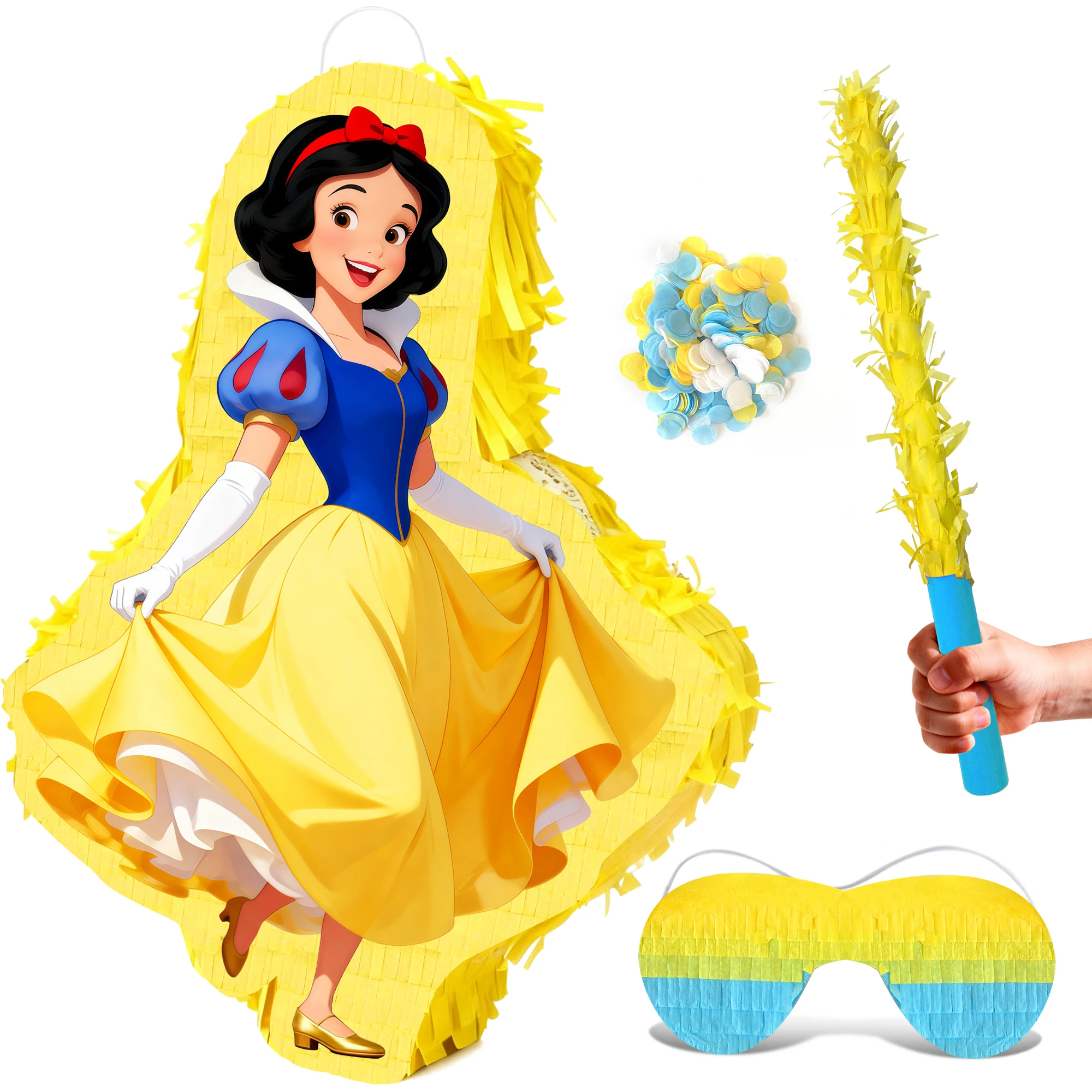 4 Pcs Snow White Pa…