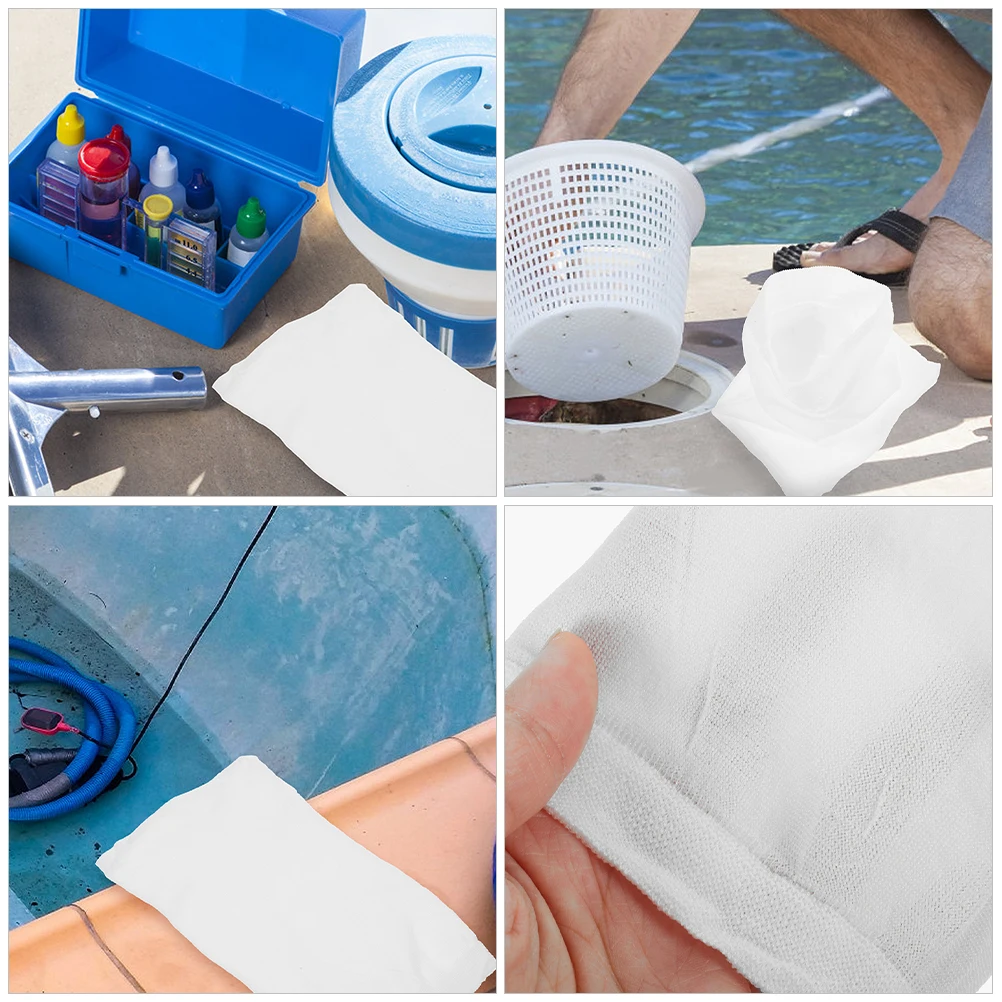 

30Pcs Pool Filter Socks for Skimmer Basket Reusable Nylon Filter Bags Small Pool Cleaner Socks Efficient Water Filtration