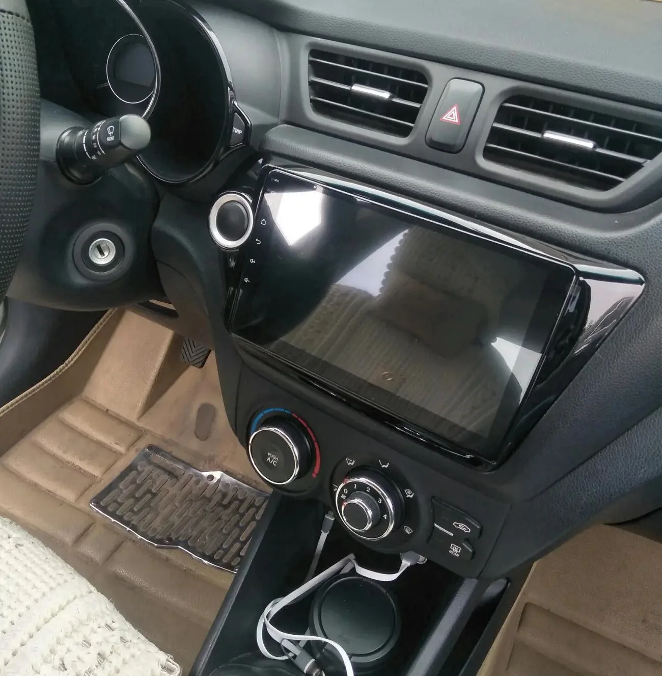 Radio para Auto Android 14 con 8G de RAM para Kia RIO K2 2011-2016, Video, Audio, A/V, PC, Tablet, GPS, DVD, Cassette, 4G LTE, WiFi, Carplay, DSP, BT