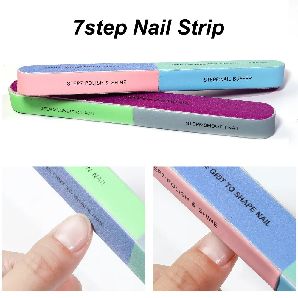 Professional 18Pcs Nail File and Buffer Set Cuticle Dead Skin Remover Manicure Pedicure Tool Kit for Nails Shaping Polishing